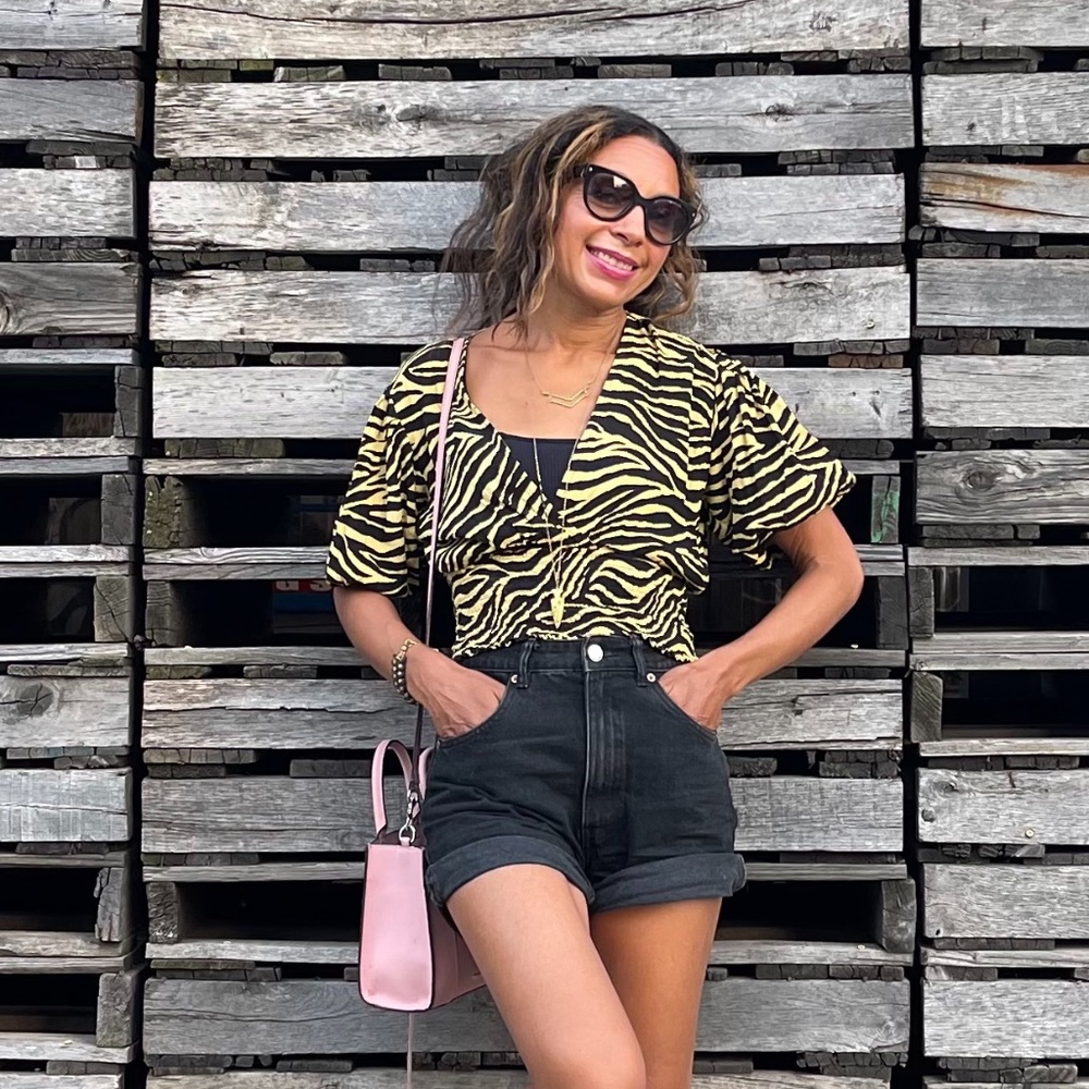 FAITHFULL THE BRAND Zebra Top